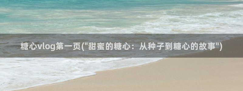 糖心vlog cc:糖心vlog第一页(\