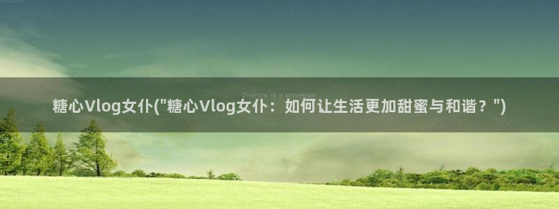 糖心vlog一直转圈：糖心Vlog女仆(\
